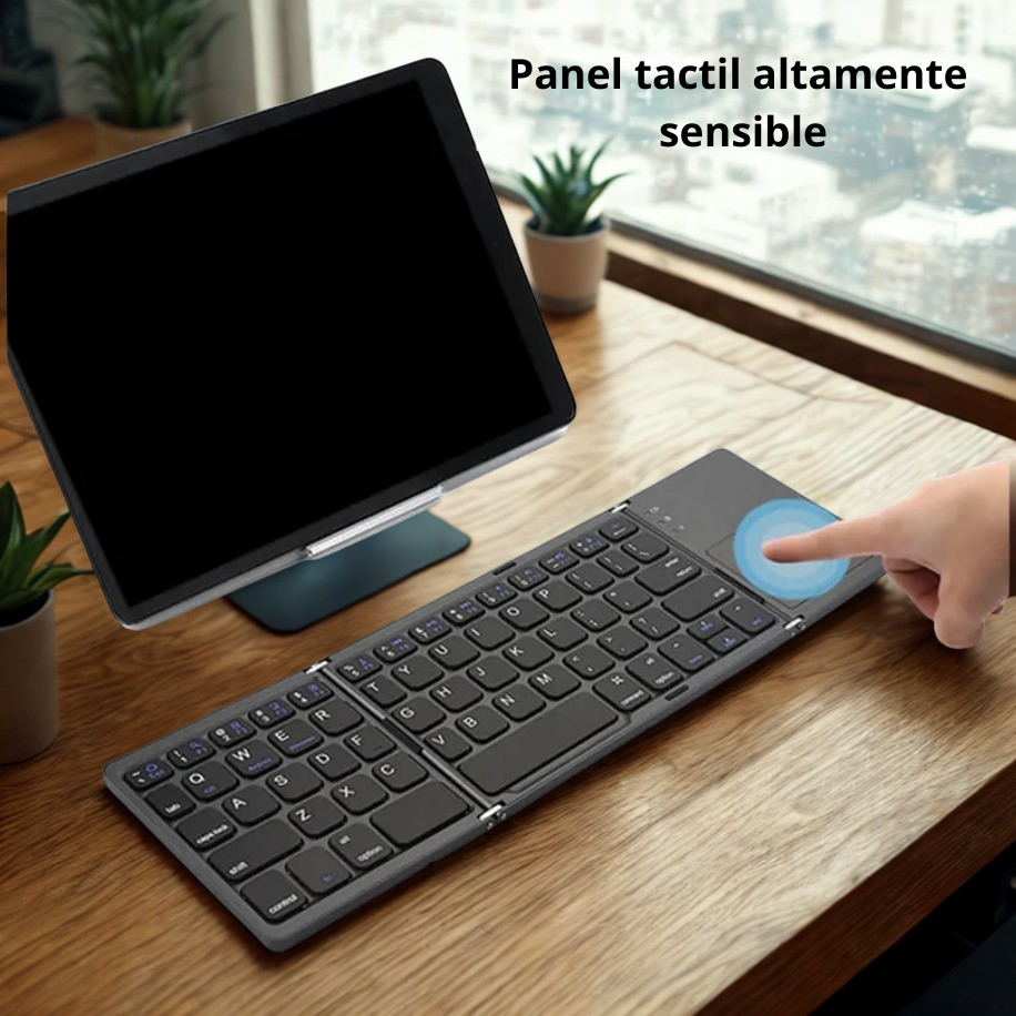Teclado Plegable Inalambrico Tactil