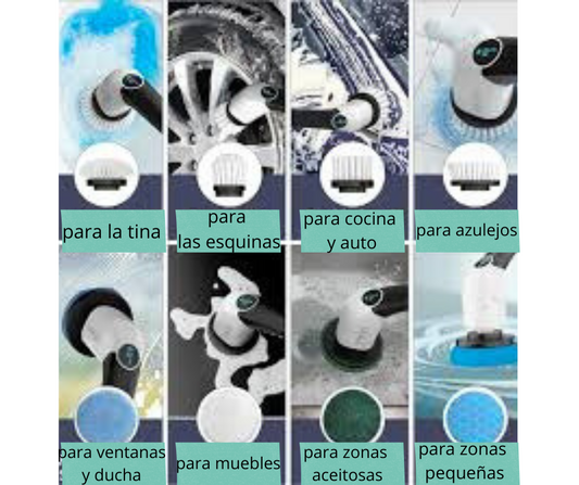 Cepillo Limpiador Eléctrico Recargable