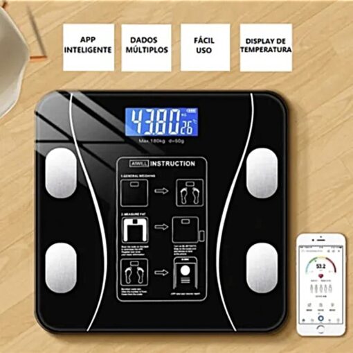 Báscula Electrónica Balanza Bluetooth In