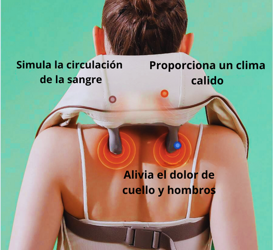 MASAJEADOR PORTATIL CUELLO Y HOMBROS