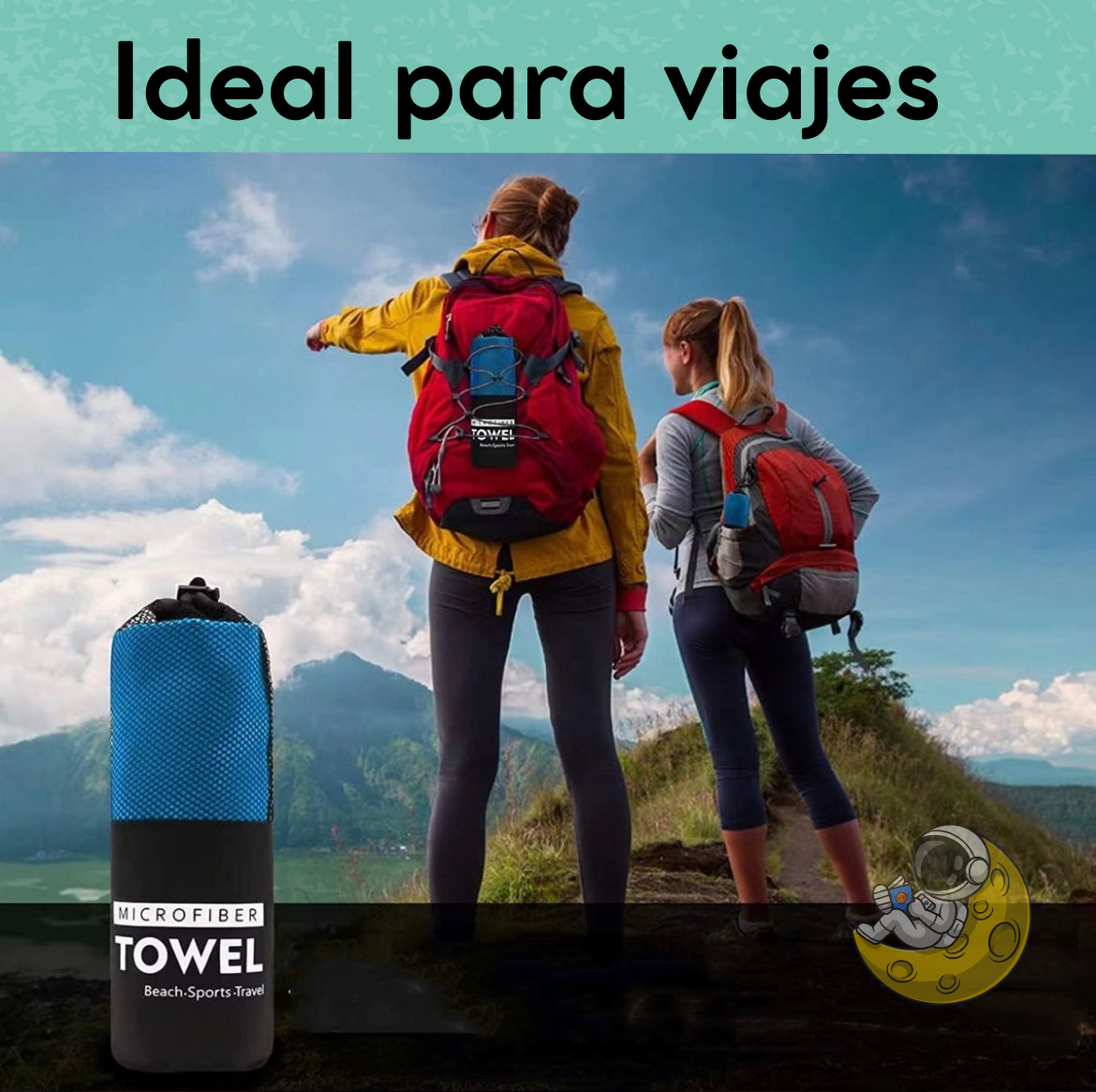 Juego De 3 Toallas De Microfibra