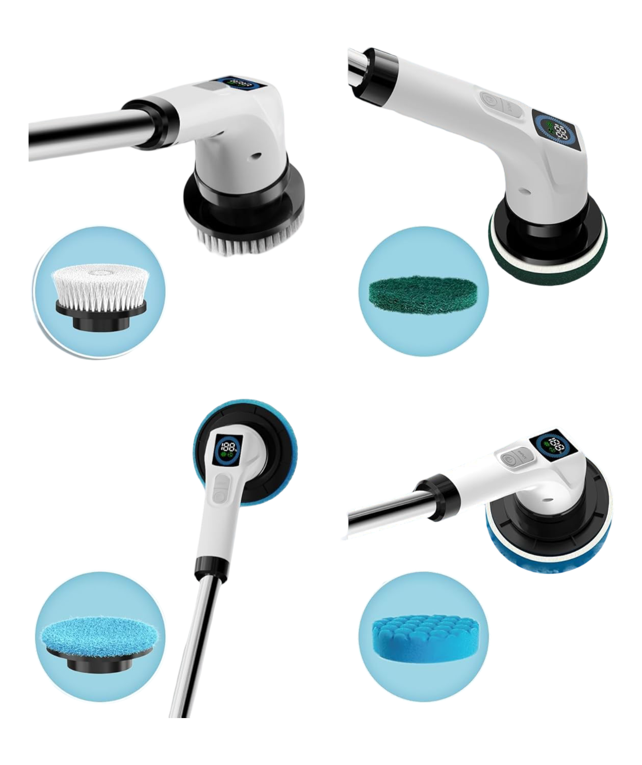 Cepillo Limpiador Eléctrico Recargable