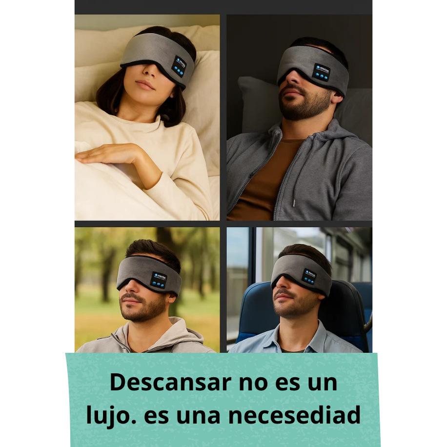 Máscara Para Los Ojos con Auriculares