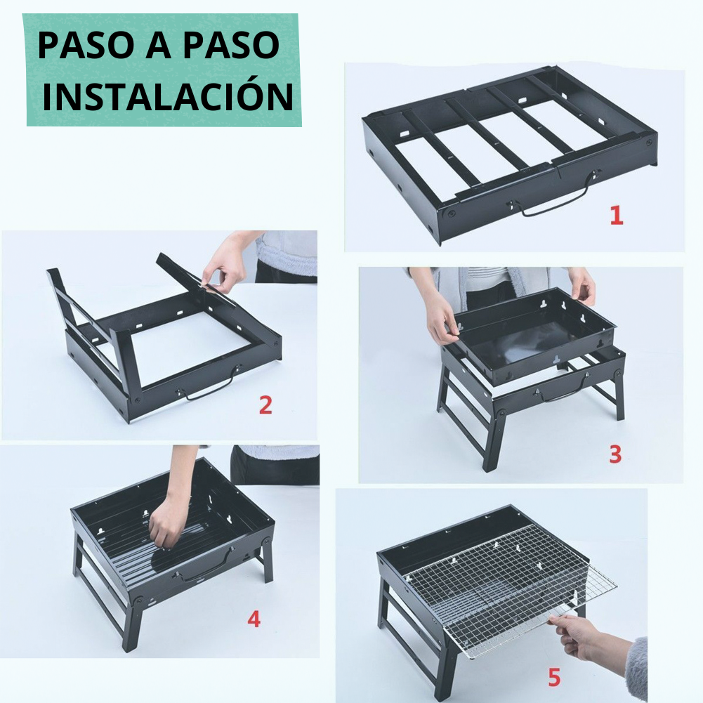 Parrilla Plegable portátil