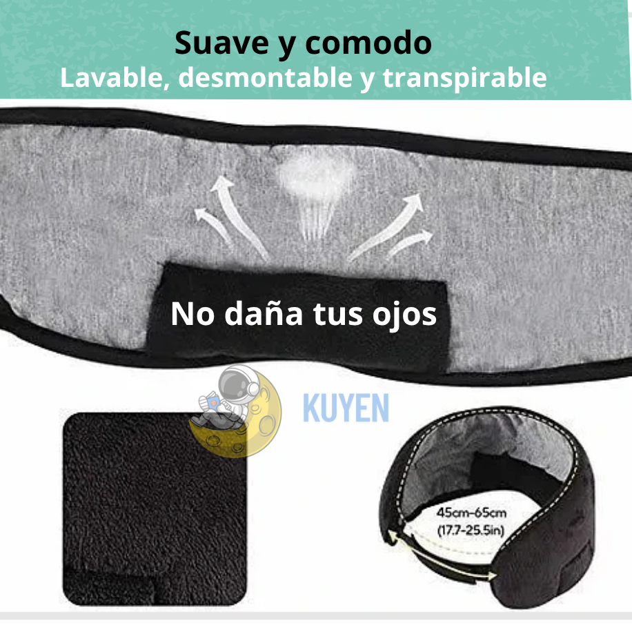 Máscara Para Los Ojos con Auriculares