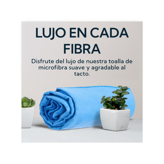 💙✨ TOALLA MICROFIBRA PREMIUM AZUL ✨💙
