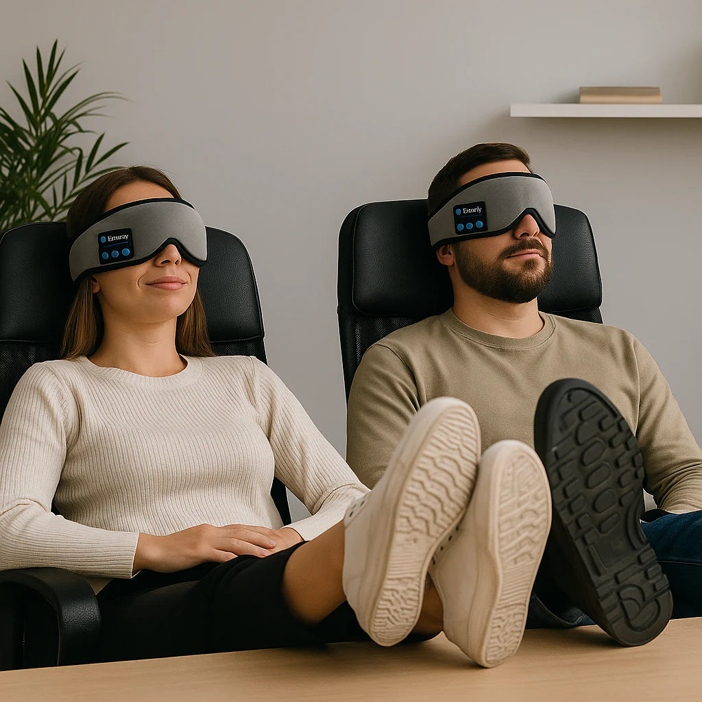 Máscara Para Los Ojos con Auriculares