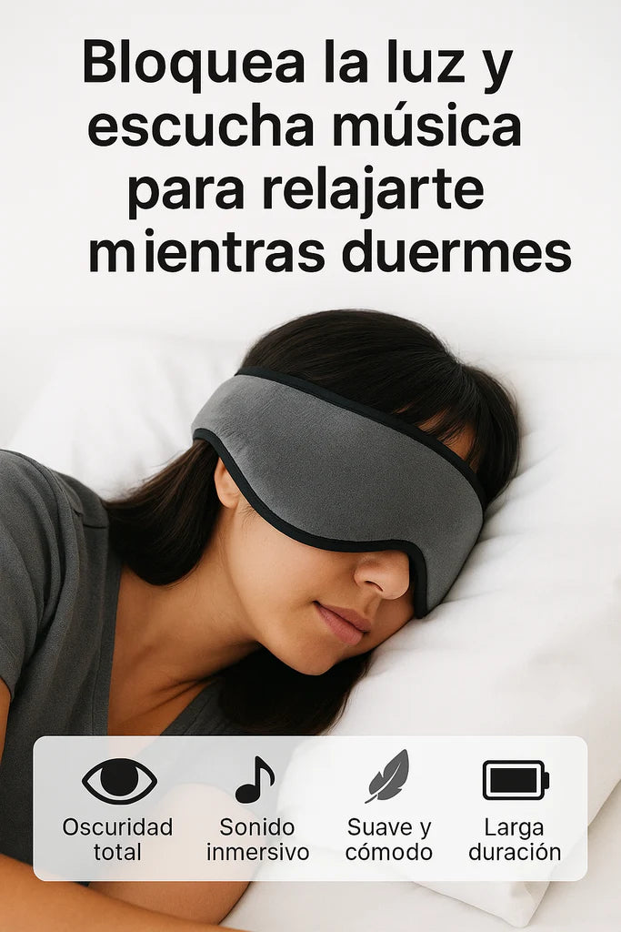 Máscara Para Los Ojos con Auriculares