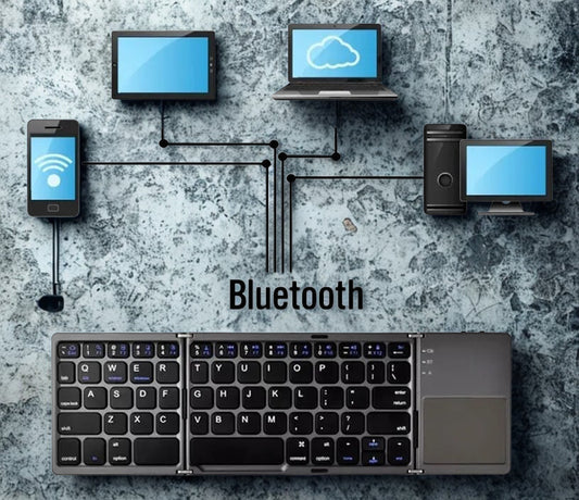 Teclado Plegable Inalambrico Tactil