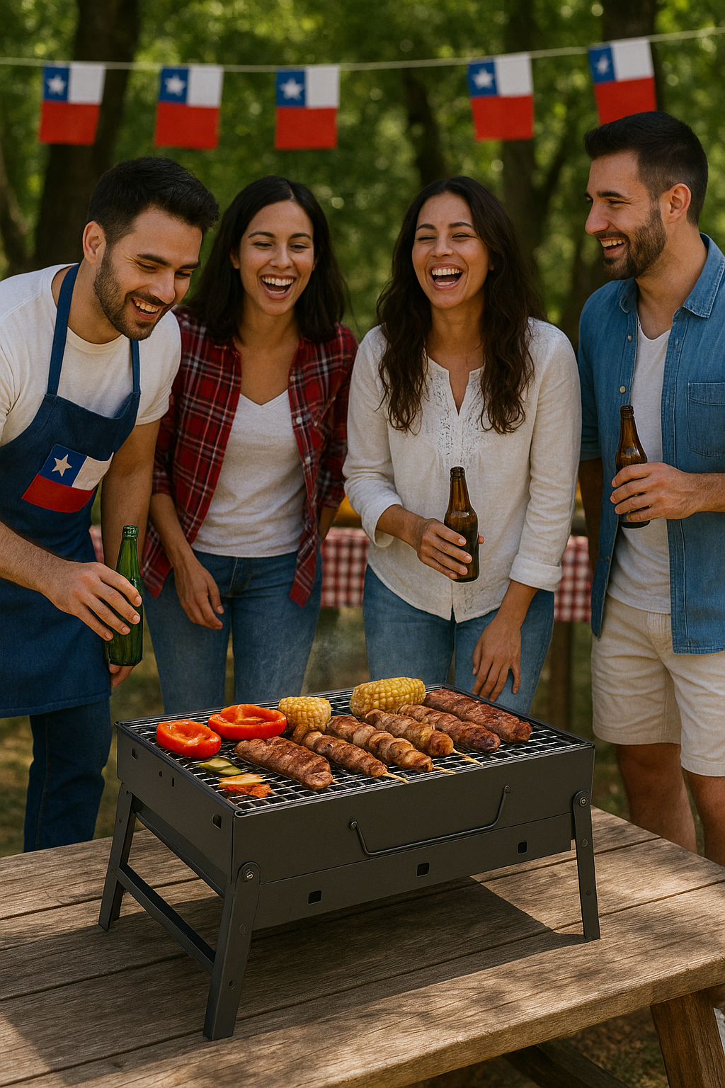 Parrilla Plegable portátil