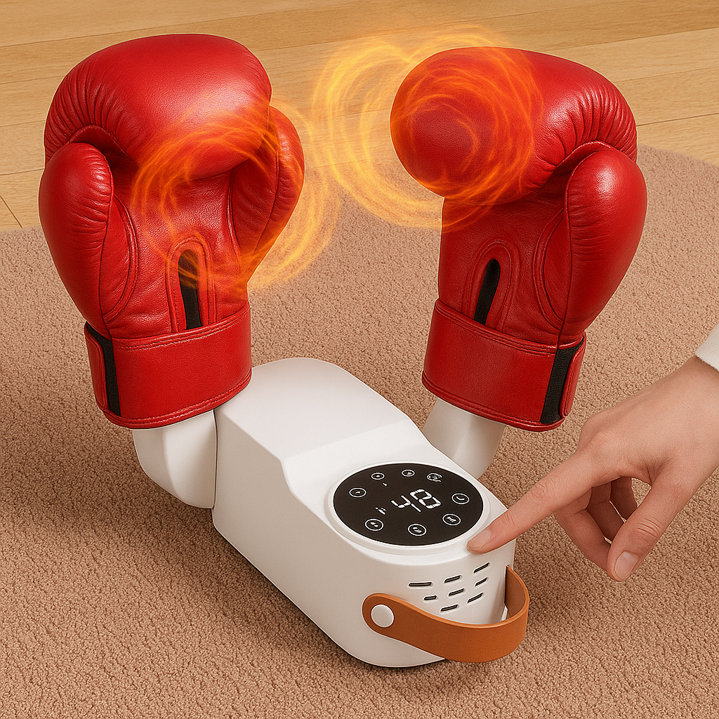 Secador de zapatos portátil con luz  UV