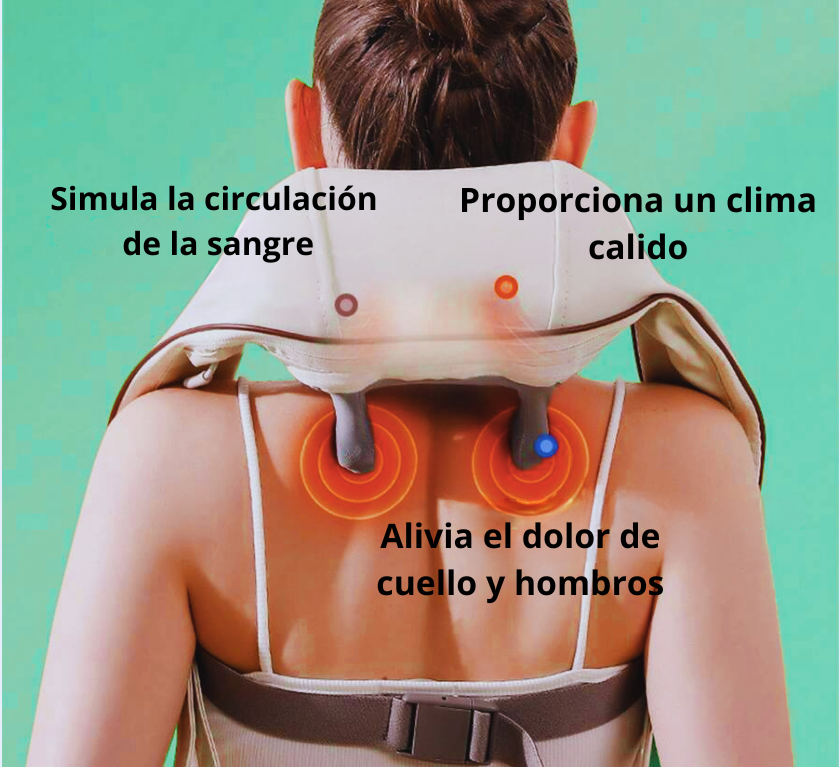 MASAJEADOR PORTATIL CUELLO Y HOMBROS